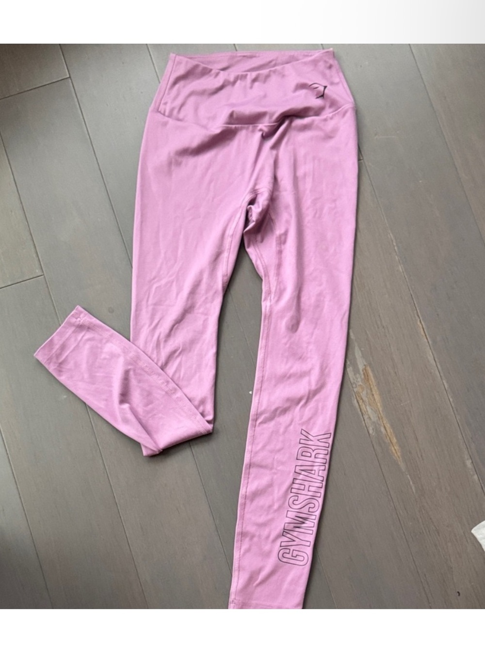 Gymshark Light Pink Seamless Leggings with Logo